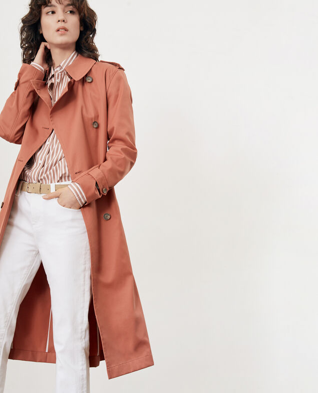 Iconic fit Trench coat Auburn