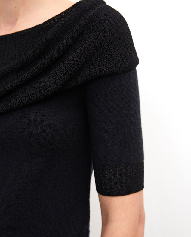 Wholegarment jumper  Black
