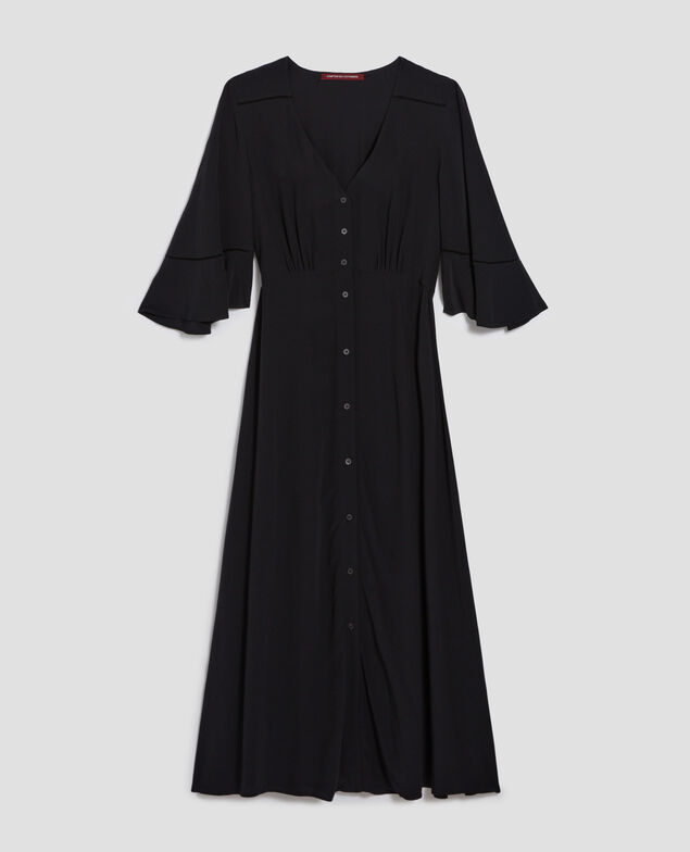LUDIVINE - Floaty maxi dress H091 black beauty