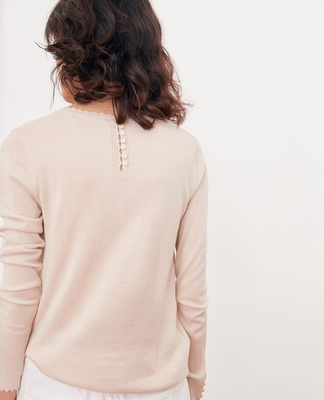 Thin wool jumper Biscuit