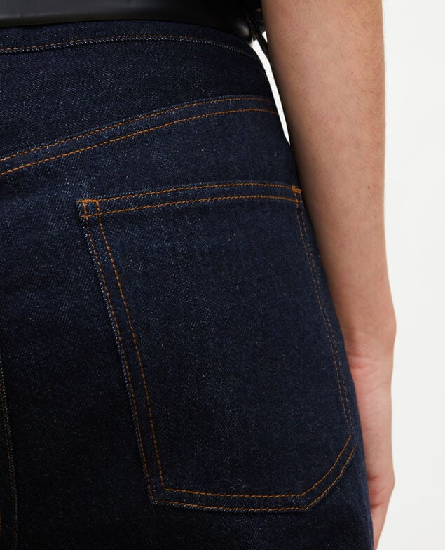 TOMBOY - Loose, mid-rise 5-pocket jeans Denim rinse