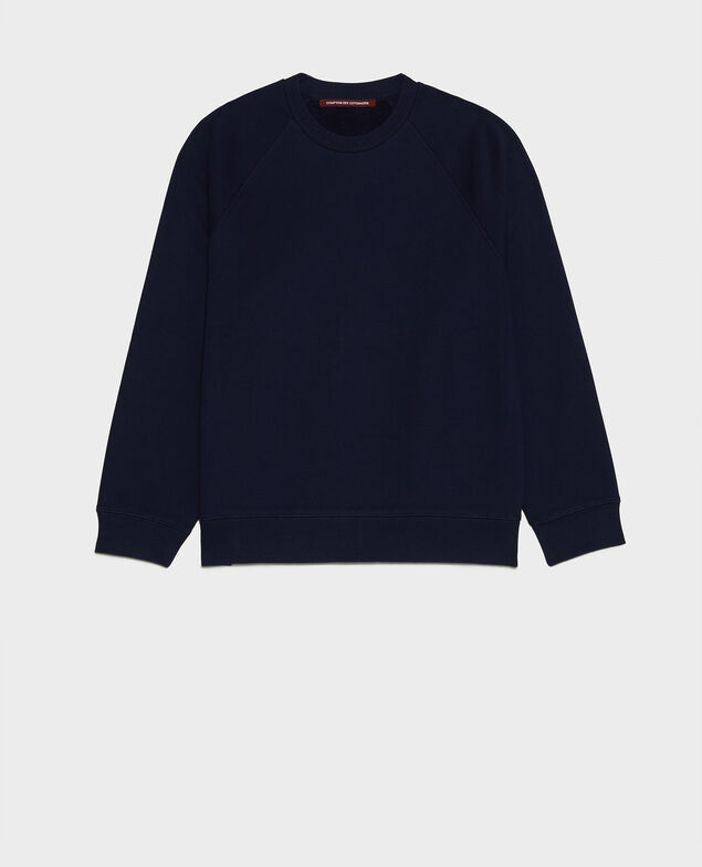 Fleece sweatshirt Maritime blue