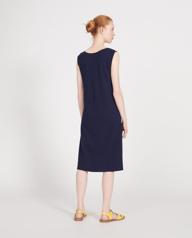 Cotton dress Maritime blue