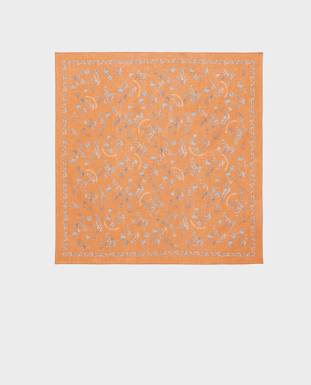Printed cotton bandana Pumpkin spice