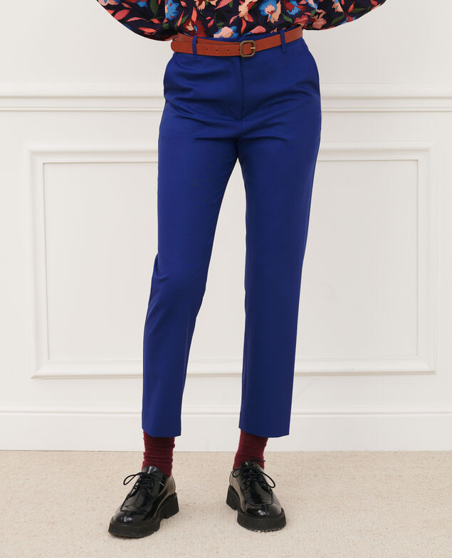 MARGUERITE - Cigarette trousers 7034 64_blue