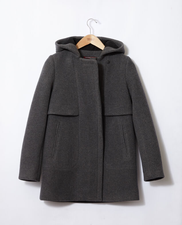Hooded coat  Grey