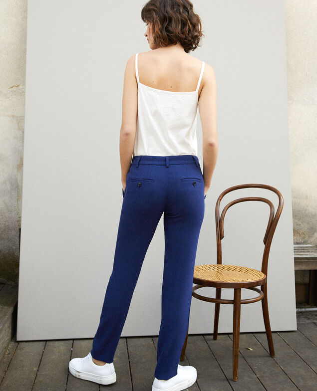 Suit-style trousers Medieval blue