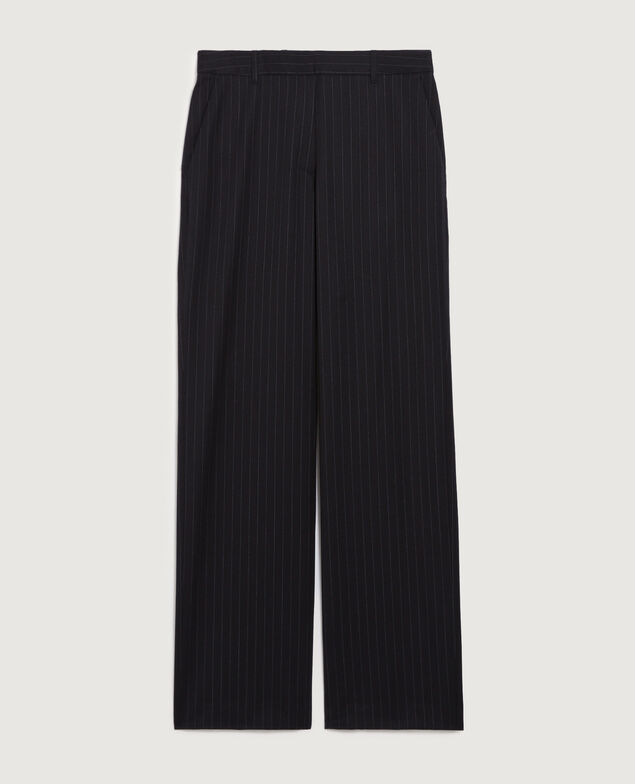 Straight wool trousers K690 st navy