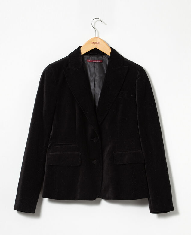 Velvet blazer  Black