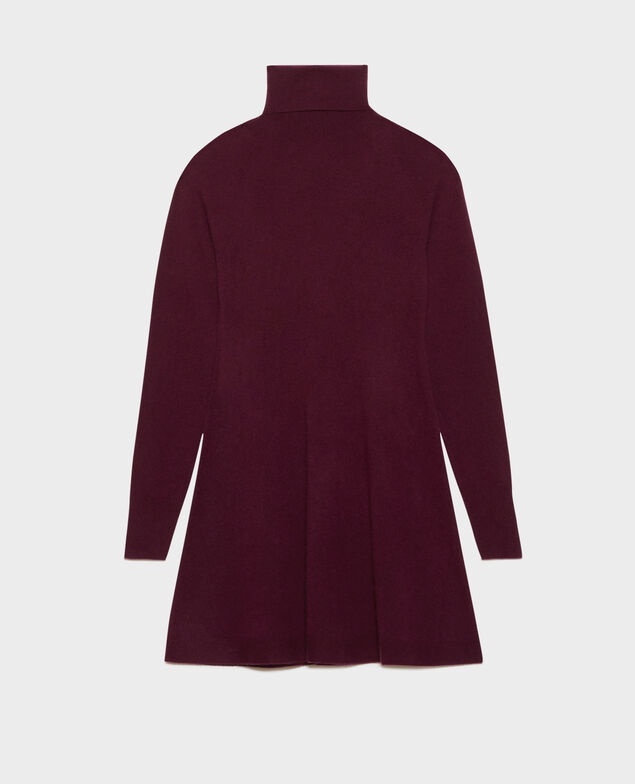 3D cashmere dress 8854 18 wine