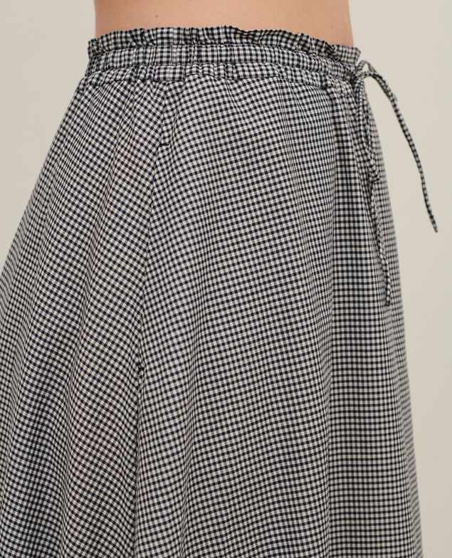 Cotton voile gingham skirt 7073 88_vichy