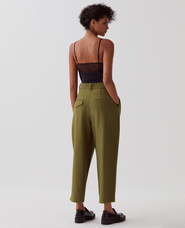 PEGGY - Carrot trousers H570 military olive