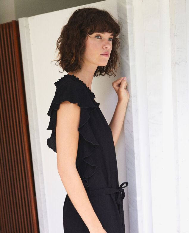 Frilly dress Black