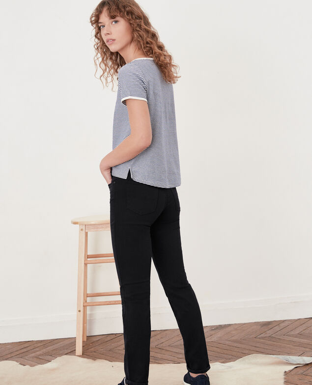 Soft touch cigarette fit jeans Navy