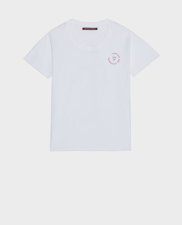 Cotton T-shirt Princess blue