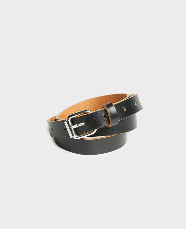 Leather belt Black beauty