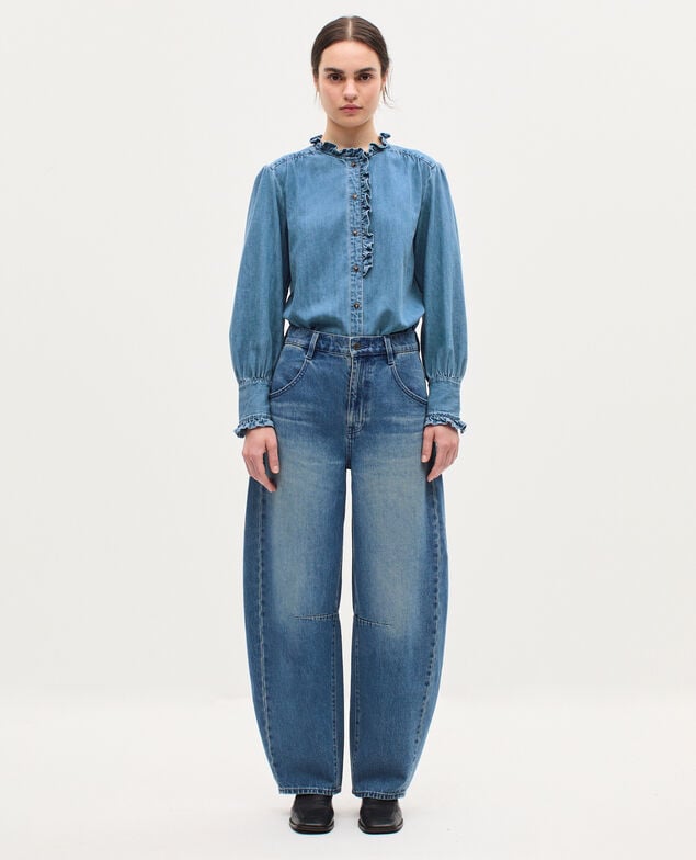 Barrel leg jeans - CHARLIE K670 mid dark vintage
