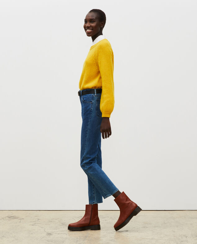 SLIM STRAIGHT - Straight bleached jeans Denim medium wash