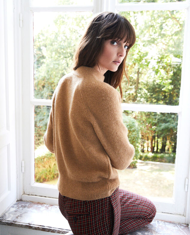 Turtleneck jumper Iced coffee