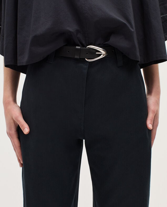 Barrel leg trousers K080 vulcan gray