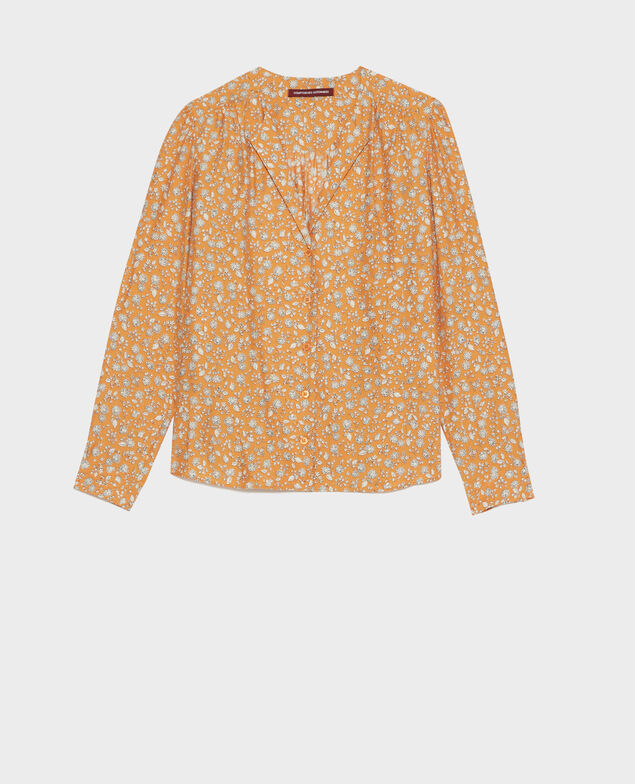 Loose shirt 96 print orange