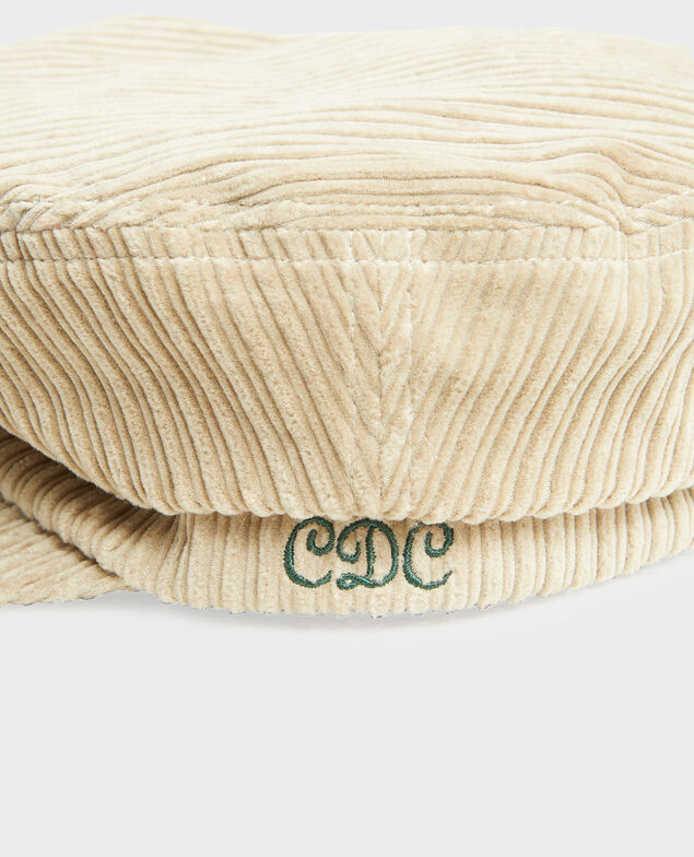 Corduroy cap Light taupe