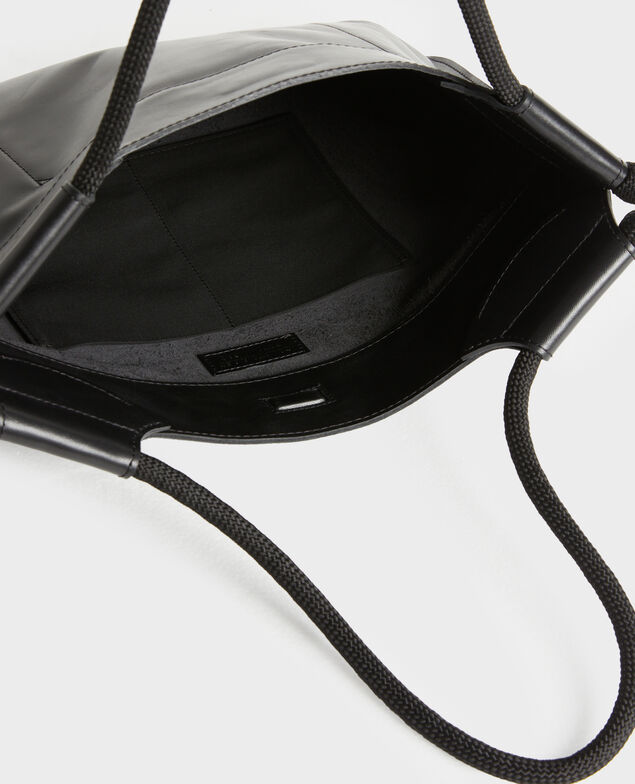 Leather tote Black beauty