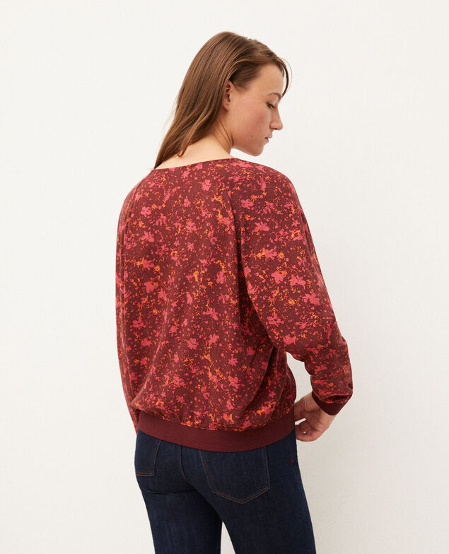 V-neck blouse Red