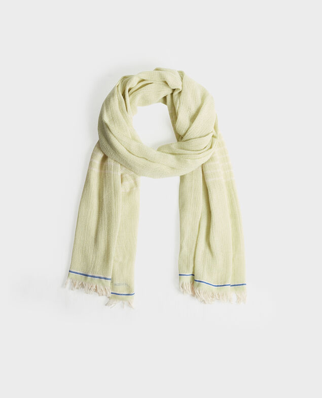 Cotton summer scarf 41 yellow