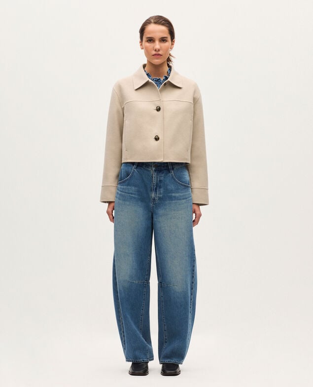Double-faced jacket K301 light beige