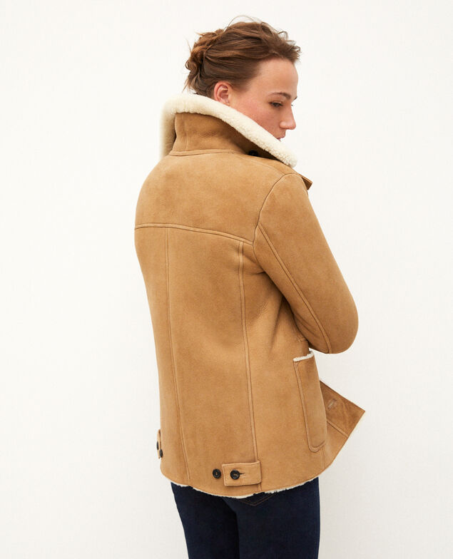 Shearling jacket Beige