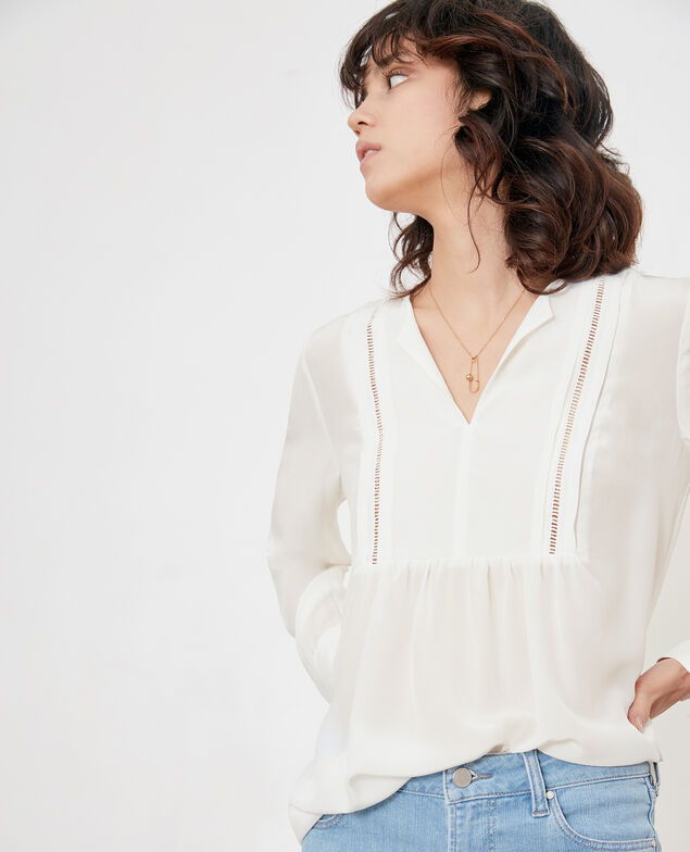 Silk blouse Off white