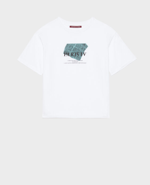 Short-sleeve cotton t-shirt Treillis