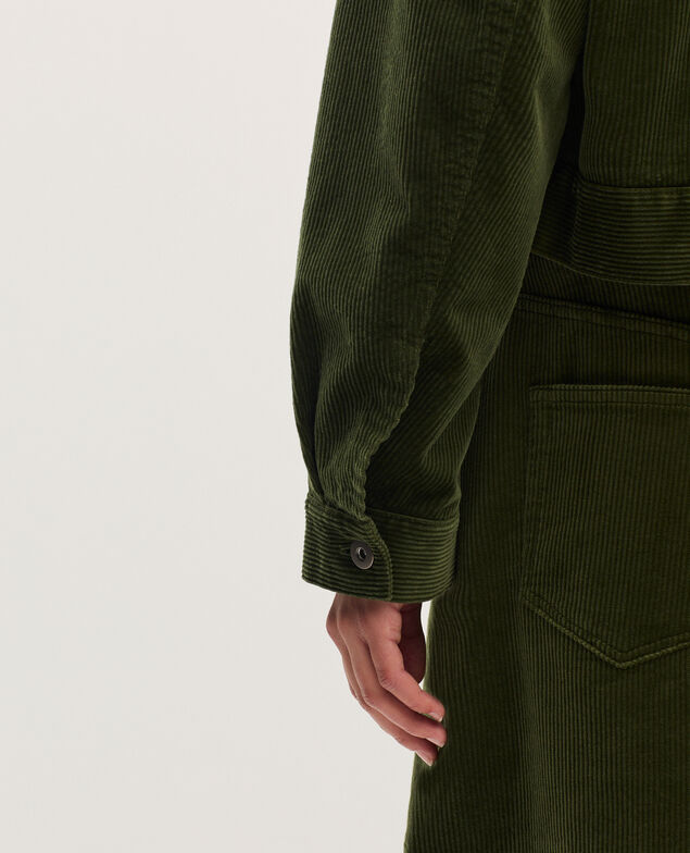 Corduroy jacket U550 green