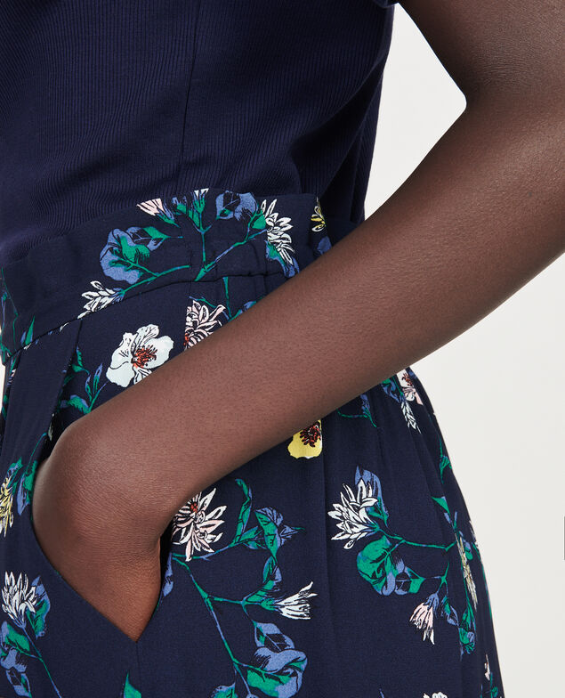 High-waist skirt Herbier maritime maize
