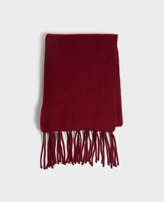 Wool scarf 8878 18 wine