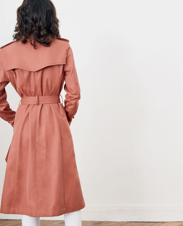 Iconic fit Trench coat Auburn