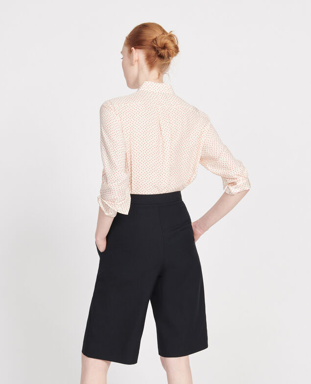 Silk polka dot shirt Memphis buttercream