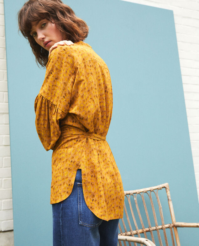 Loose blouse Ld golden spice