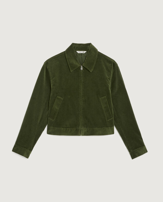 Corduroy jacket U550 green