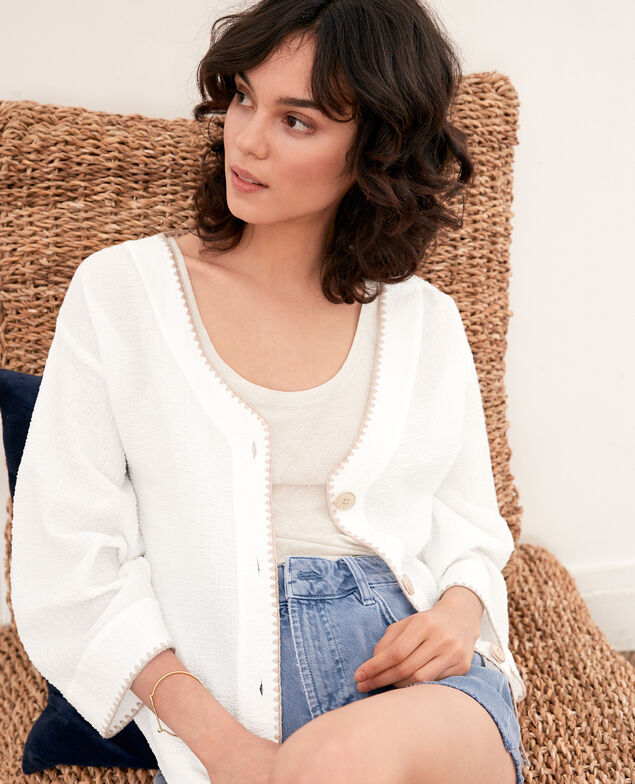 2-in-1: jacket or casual top Kaolin
