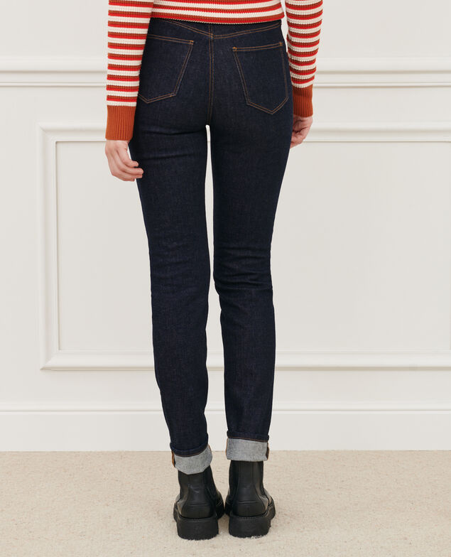 LILI - SLIM - Cotton jeans 103 denim