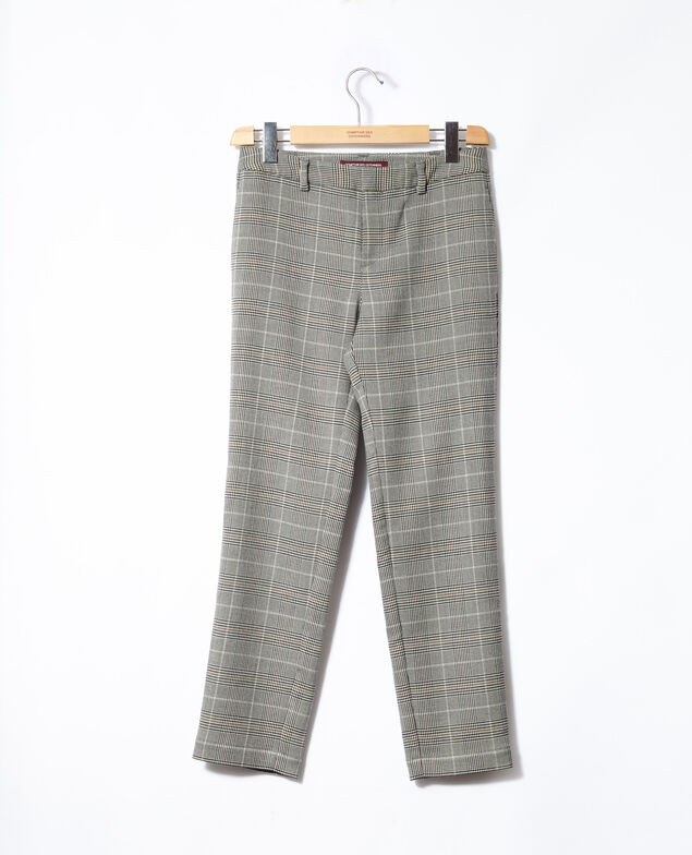 Straight-leg trousers Black