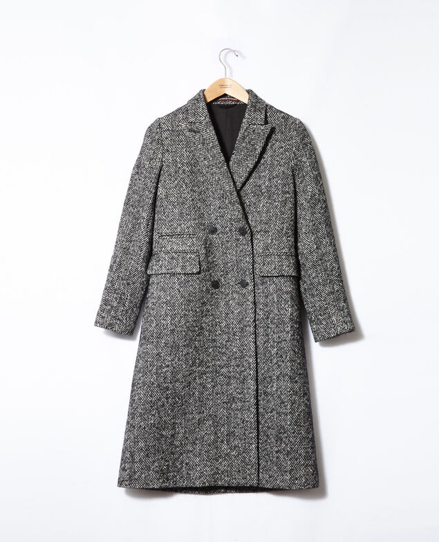 Timeless tailored coat Black