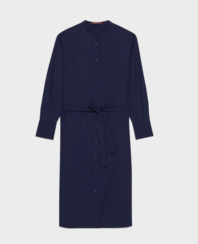 Oversize maxi dress Maritime blue