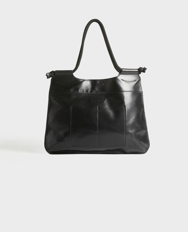 Leather tote Black beauty