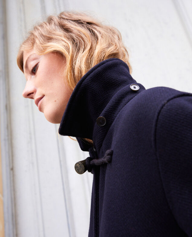 Duffle-coat-type coat Dark navy
