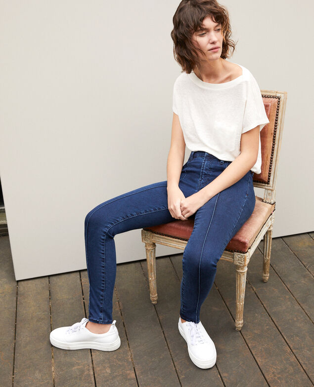 7/8 skinny cropped jeans Blue