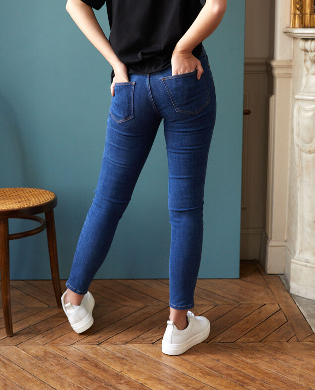 7/8 skinny cropped jeans Blue