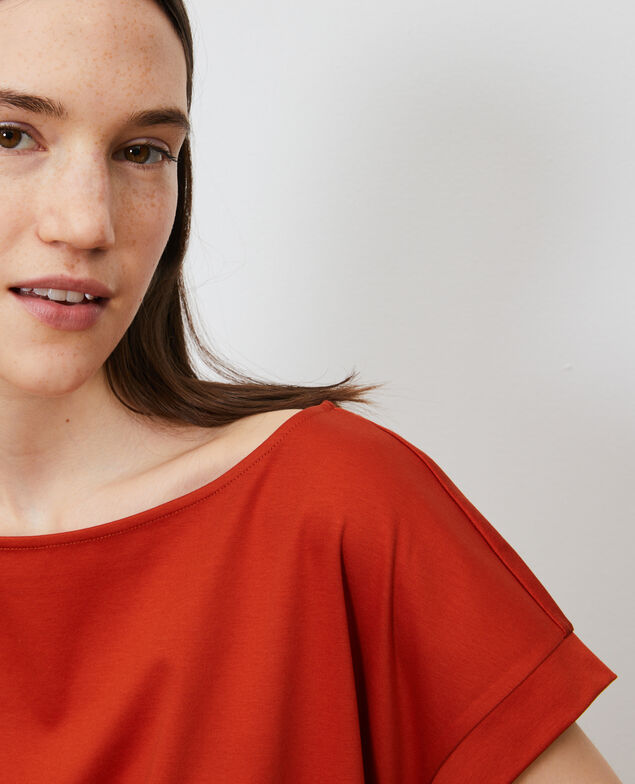 Organic cotton mini dress Rooibos tea